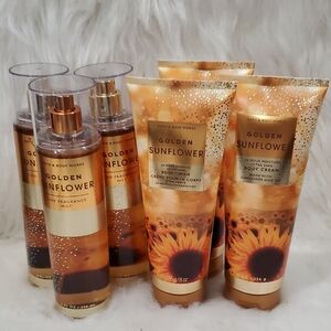 Bath & Body Works Golden Sunflower Moisturizer & Mist Set